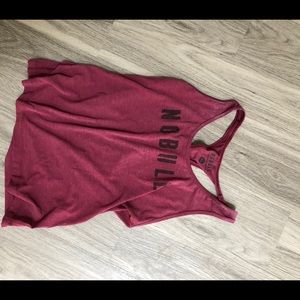 Nobull wine colored racer back